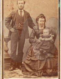 Richard and Elizabeth Edwards with Elizabeth Jane