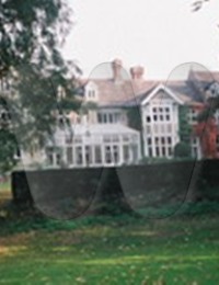 Ockenden Manor, Cuckfield, West Sussex, England - rear.