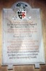 Sir Walter Burrell&#039;s memorial at St. Mary&#039;s Church, Shipley, West Sussex, England.