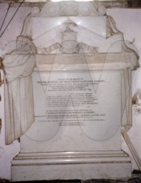 Walter Burrell&#039;s Memorial at St. George&#039;s Church, West Grinstead, West Sussex, England.