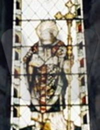 Window dedicated to Sir Charles Raymond Burrell at St. Mary&#039;s Church, Shipley, West Sussex, England.
