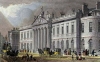East India House in Leadenhall Street, London - painted by Thomas Shepherd c.1828.
