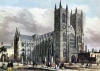 Westminster Abbey, London, England, in a painting dated 1851.