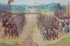 The Battle of Agincourt (Part of the Hundred Years&#039; War), 15th-century miniature.