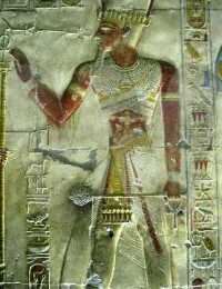 Image of Seti I from his temple in Abydos