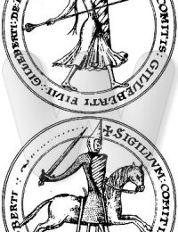 Seal of Gilbert fitz Gilbert