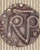 A denier minted at Troyes during Pepin&#039;s reign. The R is for rex (king) and the P is for Pepin