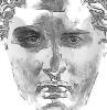 Artistic rendering of Hephaestion based on a bronze portrait head