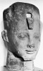 Fragmentary statue head of Psamtik II