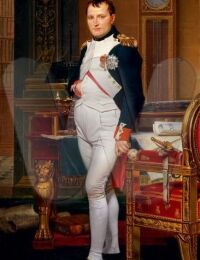 The Emperor Napoleon in His Study at the Tuileries, by Jacques-Louis David in 1812