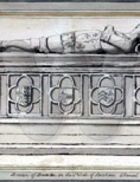 Tomb for William de Braose in St. Mary&#039;s Church, Horsham, West Sussex, England