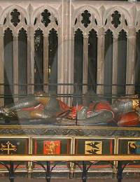 Robert Curthose&#039;s monument at Gloucester Cathedral