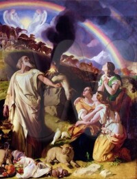 Noah&#039;s sacrifice by Daniel Maclise