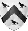 Arms attributed to Urien in the Middle Ages featuring the raven.