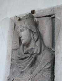 Tomb effigy of Queen Hemma.