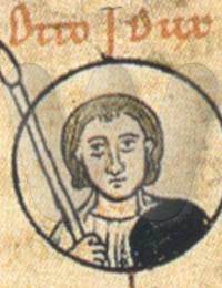 Otto I Dux, Chronica Sancti Pantaleonis, Cologne, about 1237.