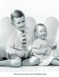 David Ernest Owen with his sister circa 1939.jpg