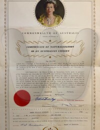 Ida naturalization certificate 1958