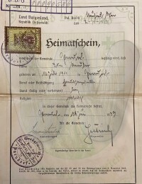 Passport image 1936