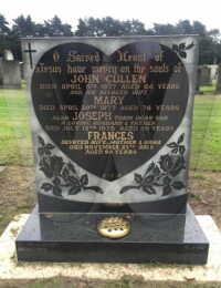 Frances and Joseph Cullen Headstone.jpg