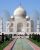 The Taj Mahal mausoleum in Agra, Uttar Pradesh, India.