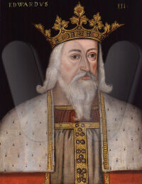 Edward III as he was portrayed in the late 16th century.