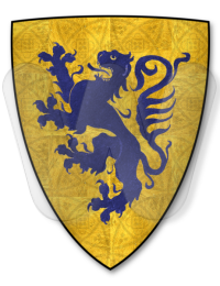 Coat of Arms of Percy, Barons Percy of Alnwick (Or, a lion rampant Azure).