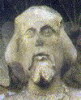 Stone carving of Sir Henry &quot;Harry Hotspur&quot; Percy.