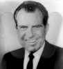Richard Milhous NIXON, 37th President of the United States (1969-1974).