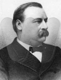 (Stephen) Grover Cleveland, 22nd and 24th President of the United States (1885-1889 and 1893-1897).