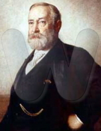 Benjamin Harrison, 23rd President of the United States (1889-1893).