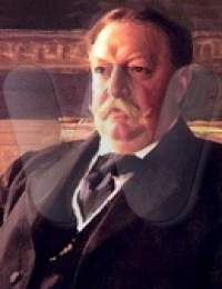 William Howard Taft, 27th President of the United States (1909-1913).