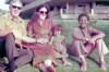 Barack Obama and Maya Soetoro with their mother Ann Dunham and grandfather Stanley Dunham in Hawaii (early 1970s)