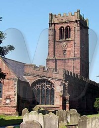 St. Andrew&#039;s Church, Tarvin, Cheshire, England.