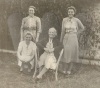 Ivy with daughters Cecily and June and daughter in law, Dunella June (Cameron) at Sylvania, Boggabri, NSW
