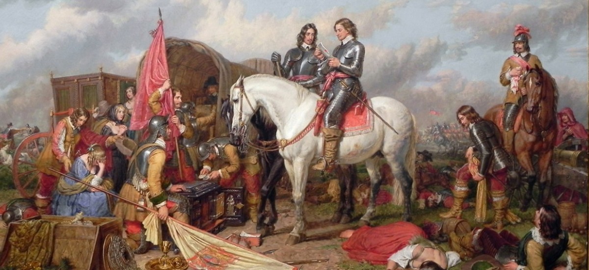 Oliver Cromwell at the Battle of Naseby